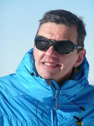 Moutain leader in the French Alps, Eric Picollet