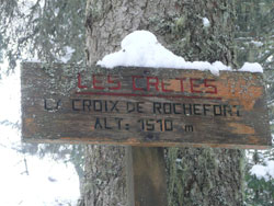 rando facile en Belledonne, Croix de Rochefort